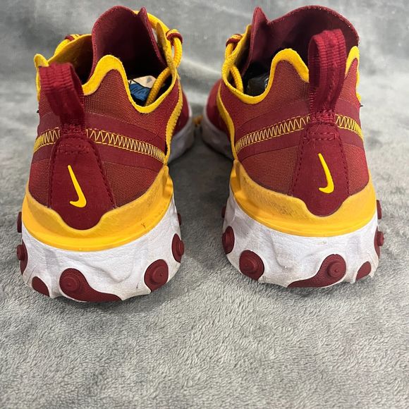 Nike React Element 55 USC Trojans NCAA Sneakers CK4853-600 Size Mens 6 main image 4